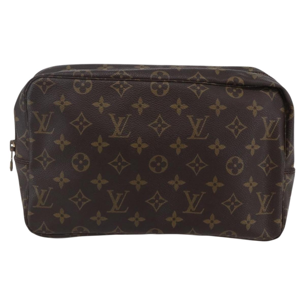 LOUIS VUITTON Monogram Trousse Toilette 28 Clutch Bag M47522 LV Auth ep11330