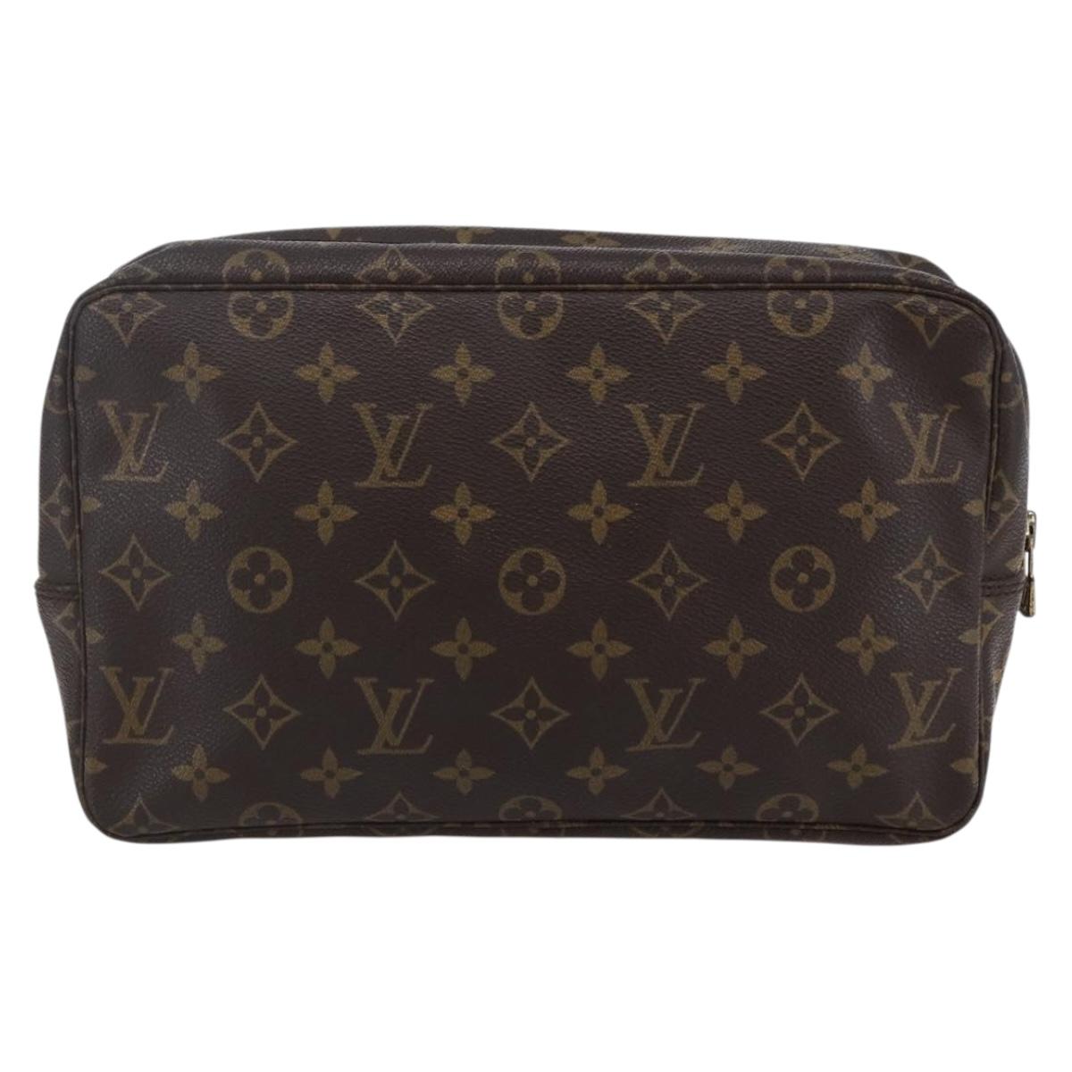 LOUIS VUITTON Monogram Trousse Toilette 28 Clutch Bag M47522 LV Auth ep11330