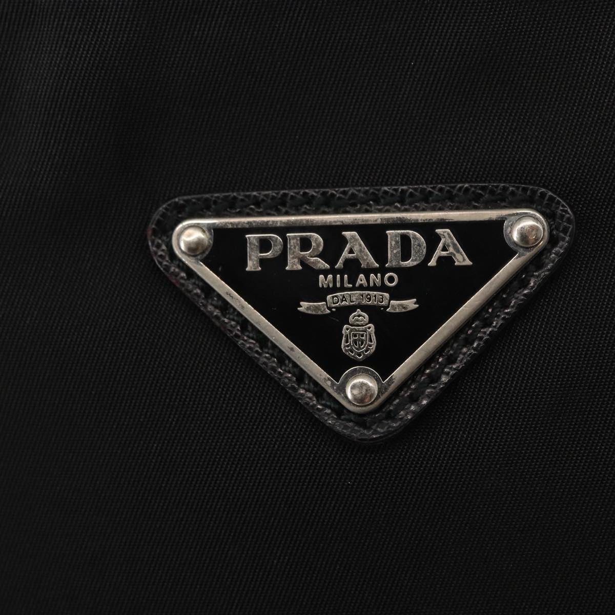 PRADA Shoulder Bag Nylon Black Auth ep11334