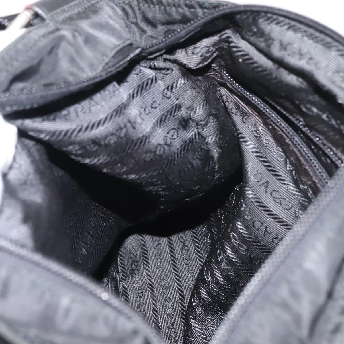PRADA Shoulder Bag Nylon Black Auth ep11334