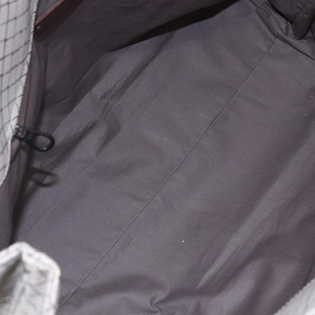 BOTTEGA VENETA INTRECCIATO Pattern Tote Bag PVC Gray Auth ep11348