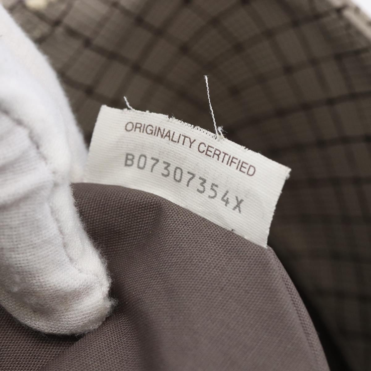 BOTTEGA VENETA INTRECCIATO Pattern Tote Bag PVC Gray Auth ep11348