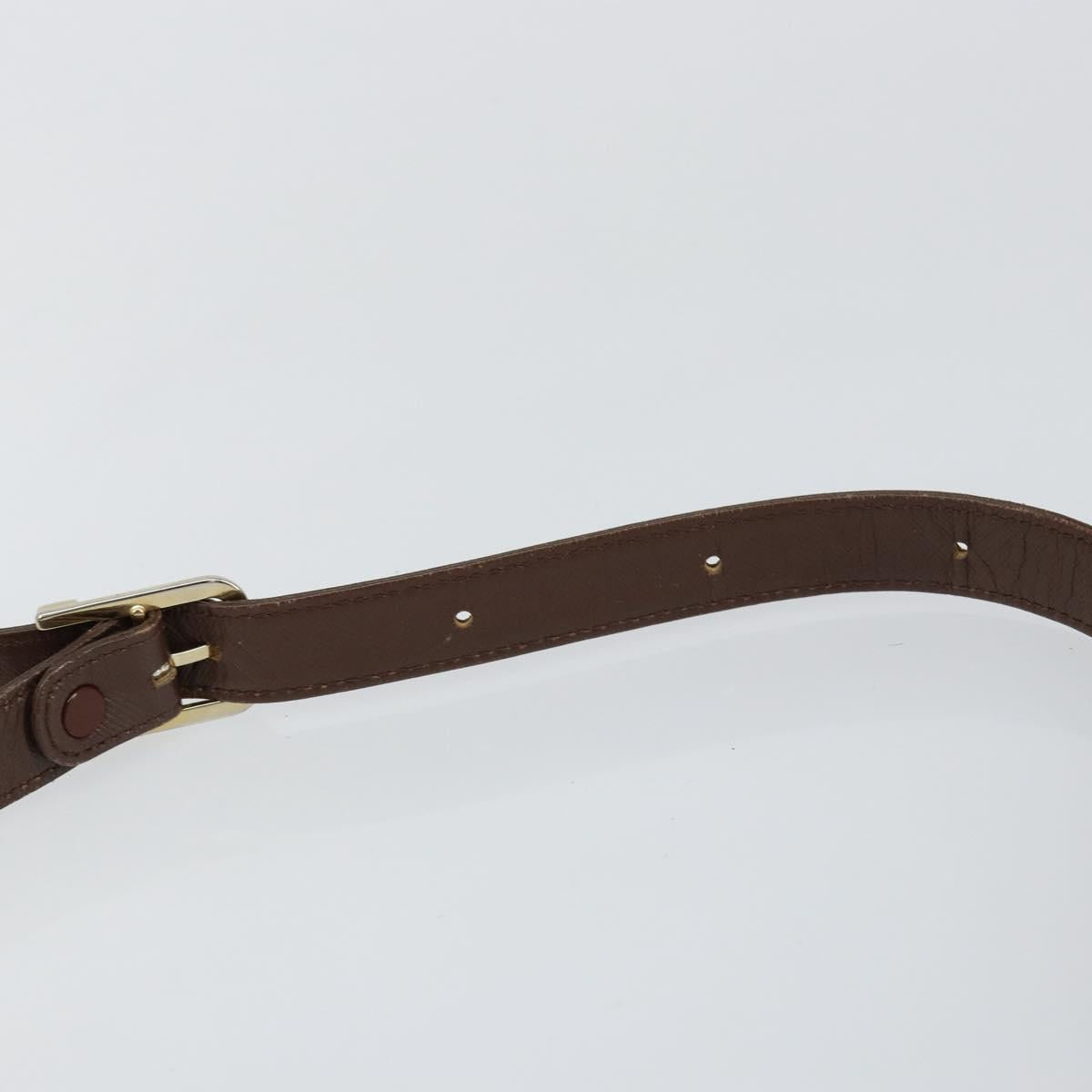 Burberrys Nova Check Shoulder Bag Canvas Beige Gold Auth ep11351