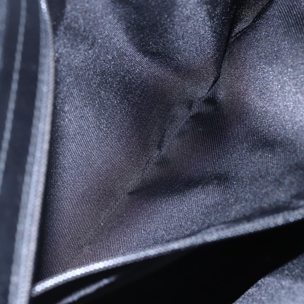 GUCCI GG Canvas Tote Bag Black Silver Auth ep11371