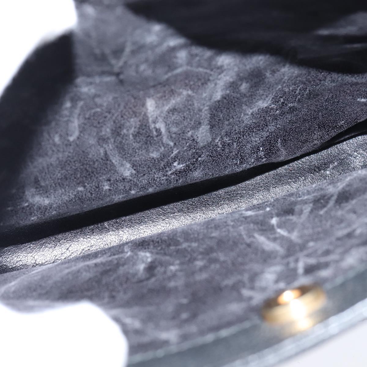 GUCCI Bamboo Tote Bag Suede Leather Black Gold 002 2853 0260 0 Auth ep11373