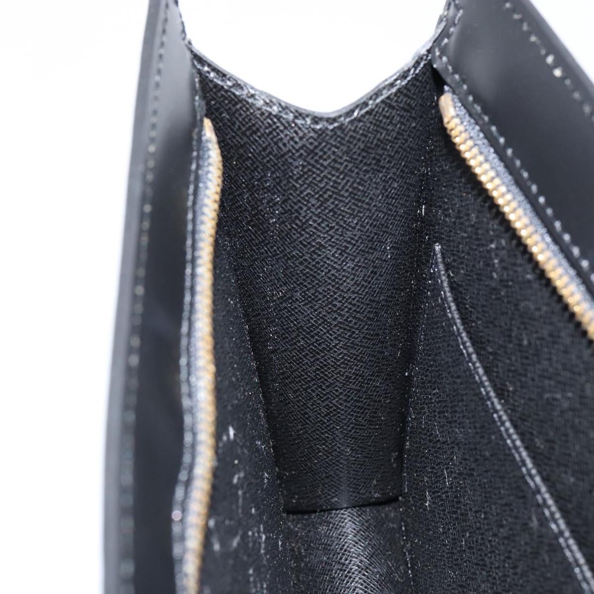 LOUIS VUITTON Epi Pochette Homme Clutch Bag Black Noir M52522 LV Auth ep11385