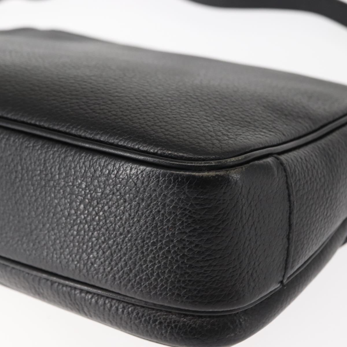 Burberrys Shoulder Bag Leather Brown Gold Auth ep11389