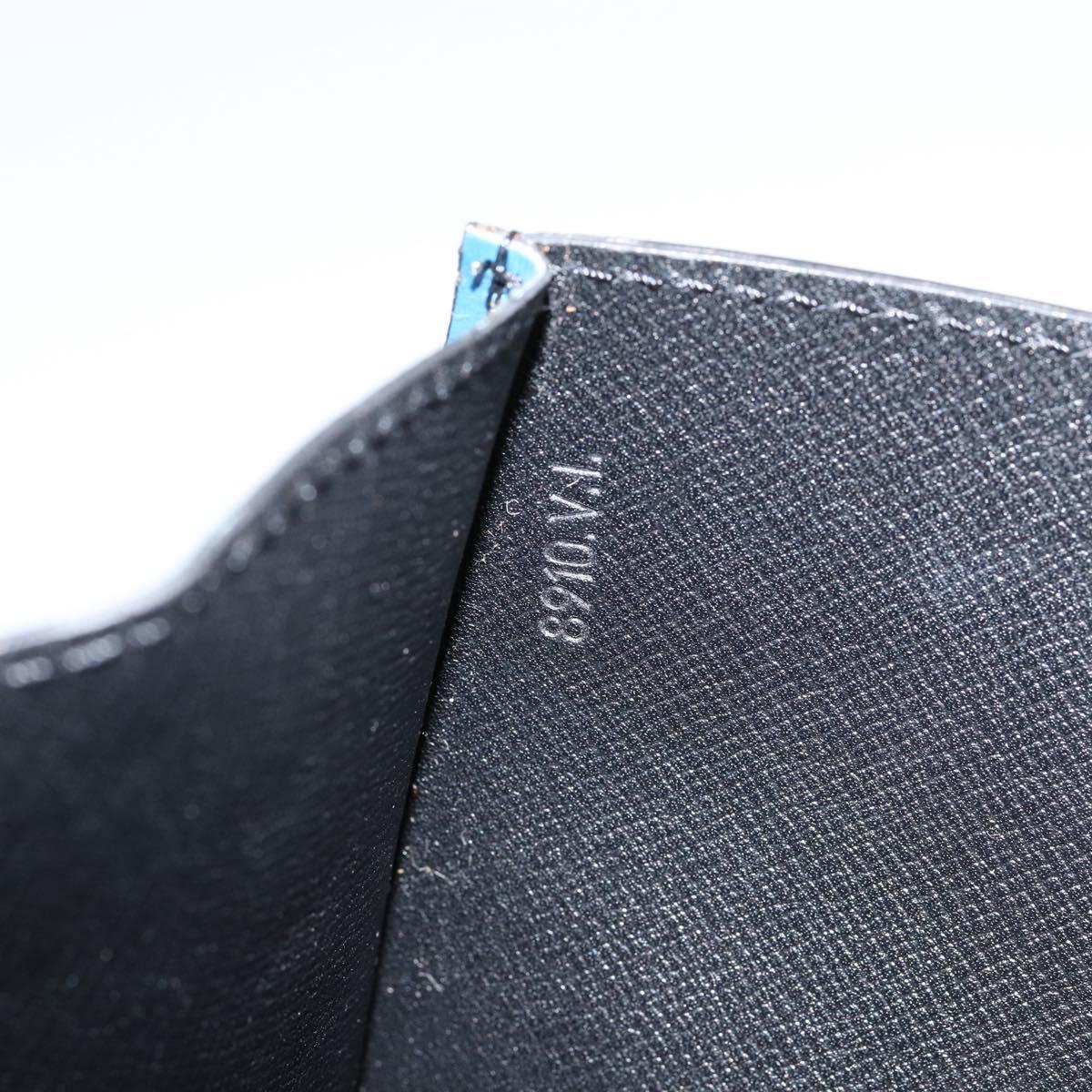 LOUIS VUITTON Epi Art Deco Clutch Bag Blue M52635 LV Auth ep11390