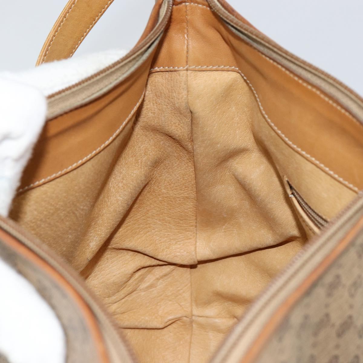 GUCCI Micro GG Supreme Shoulder Bag PVC Beige Gold 001 256 1324 Auth ep11400