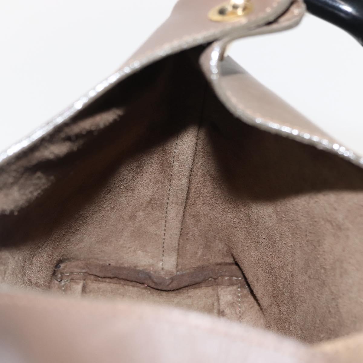 GUCCI Bamboo Hand Bag Leather Brown Gold 001 2058 1883 0 Auth ep11407