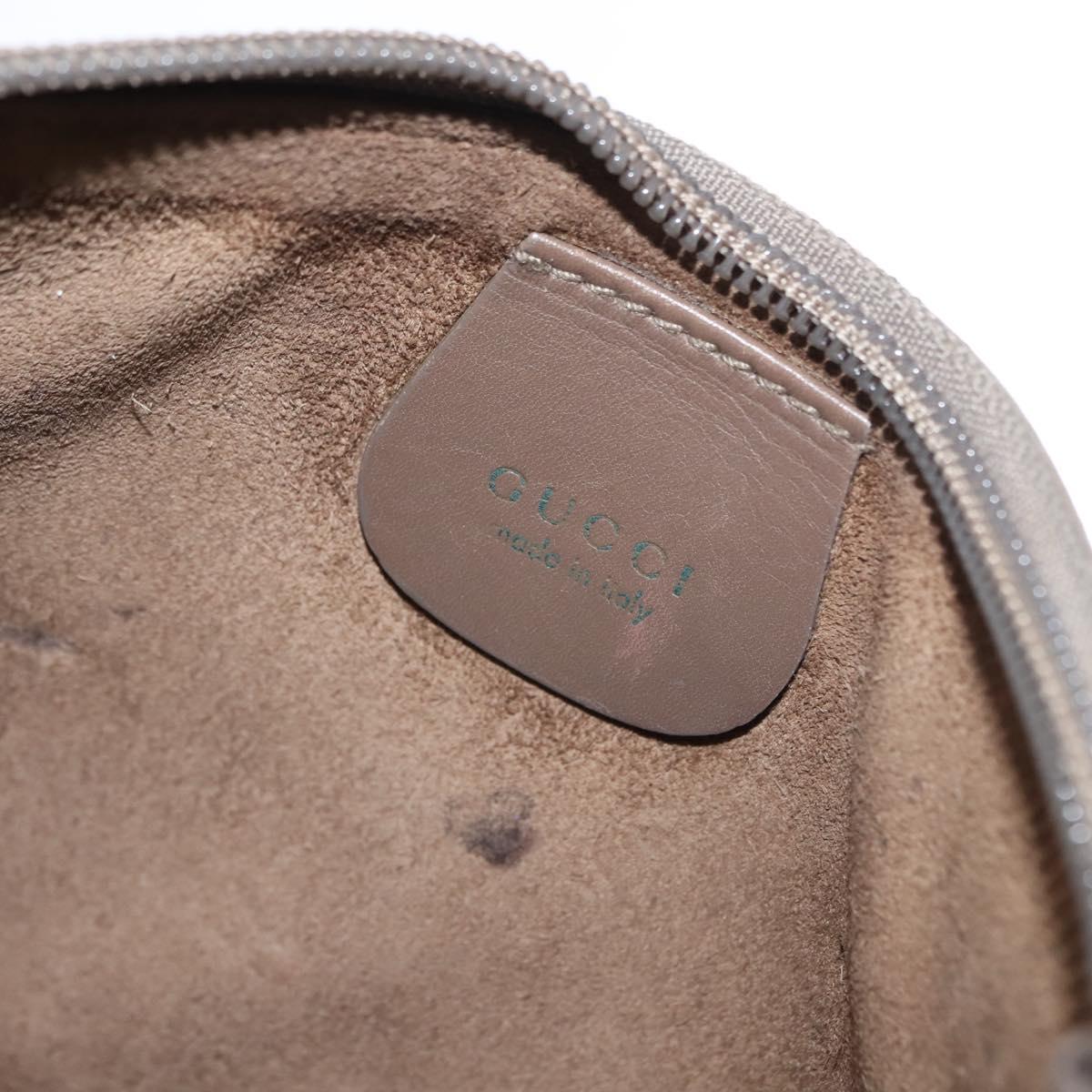 GUCCI Bamboo Hand Bag Leather Brown Gold 001 2058 1883 0 Auth ep11407