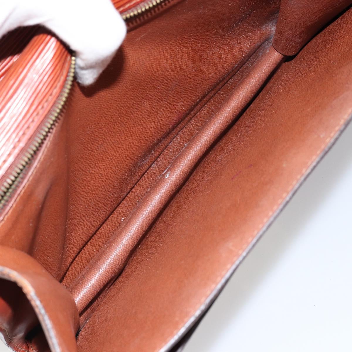 LOUIS VUITTON Epi Monceau 28 Hand Bag Brown M52123 LV Auth ep11411