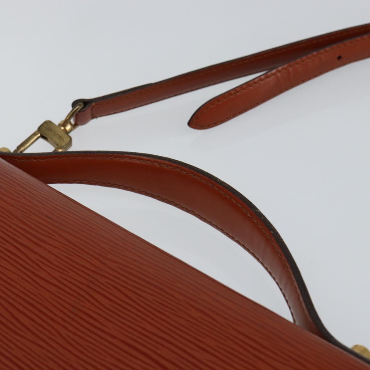 LOUIS VUITTON Epi Monceau 28 Hand Bag Brown M52123 LV Auth ep11411