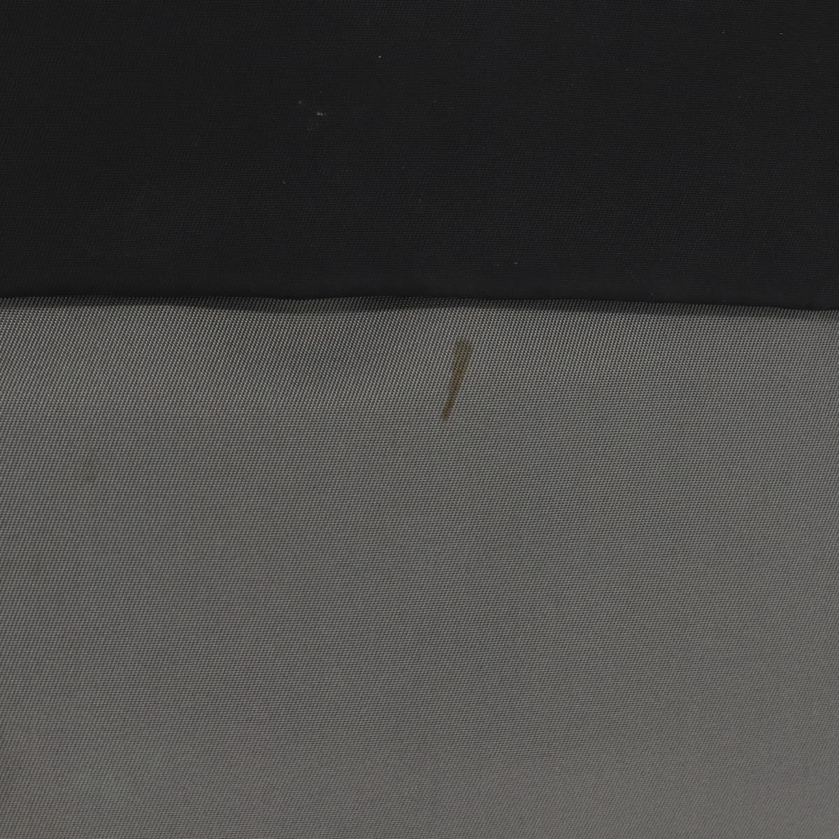 PRADA Hand Bag Nylon 2way Black Gray Auth ep11418