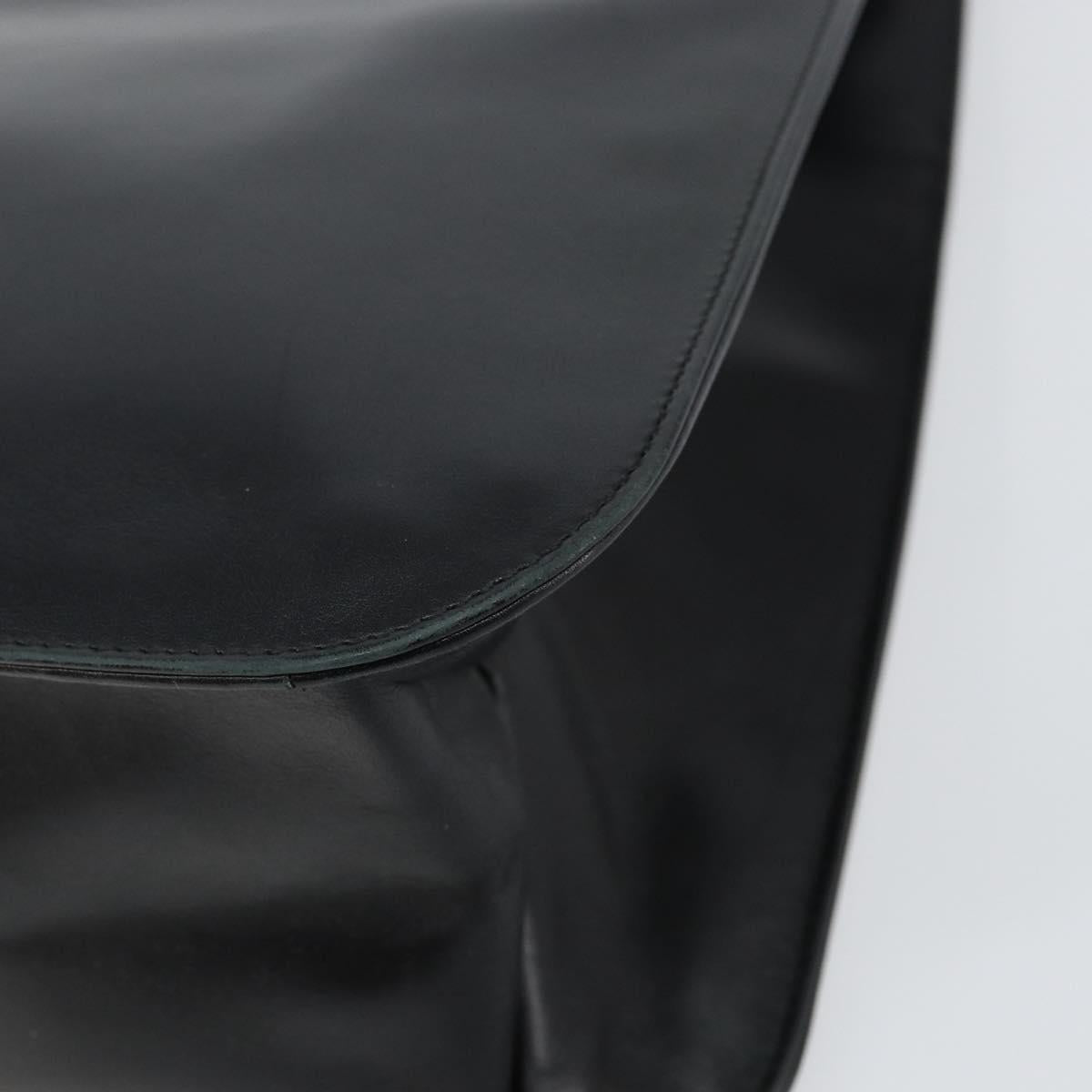 GUCCI Shoulder Bag Leather Black 001 3167 Auth ep11421