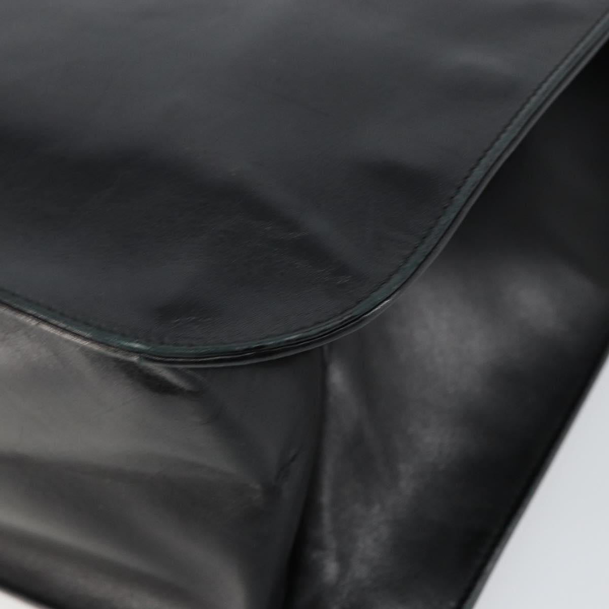 GUCCI Shoulder Bag Leather Black 001 3167 Auth ep11421