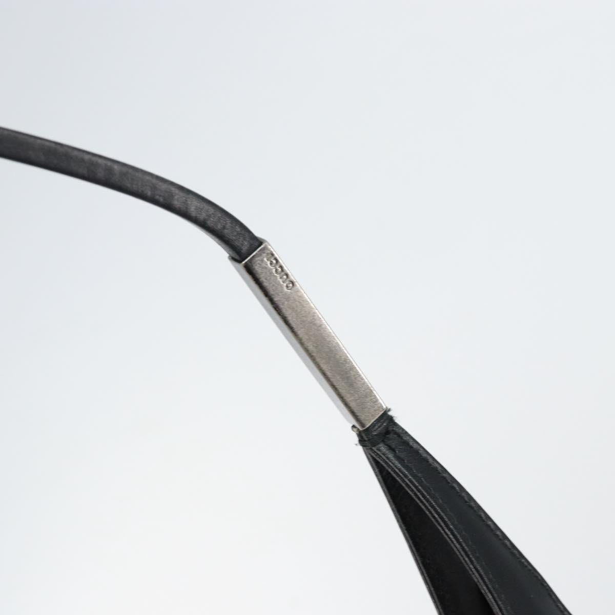 GUCCI Shoulder Bag Leather Black 001 3167 Auth ep11421