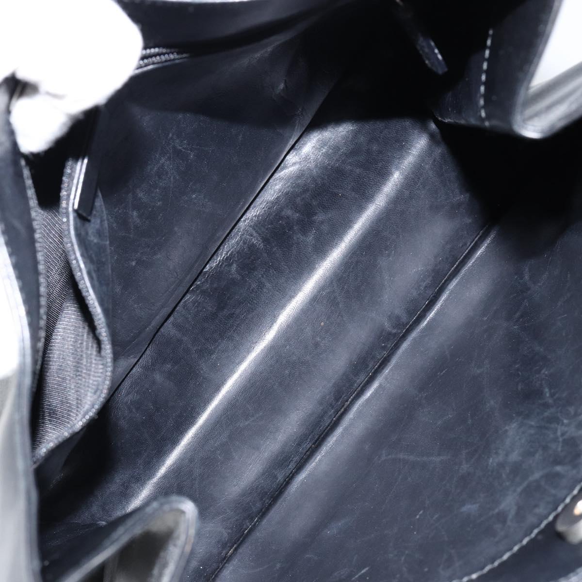 GUCCI Shoulder Bag Leather Black 001 3167 Auth ep11421