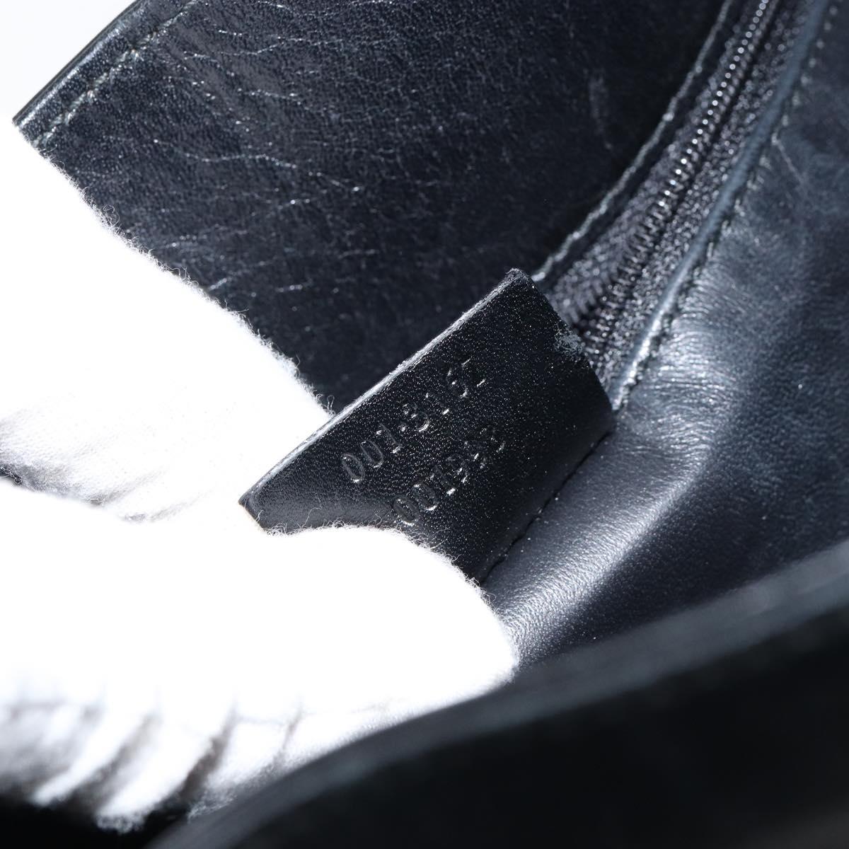 GUCCI Shoulder Bag Leather Black 001 3167 Auth ep11421