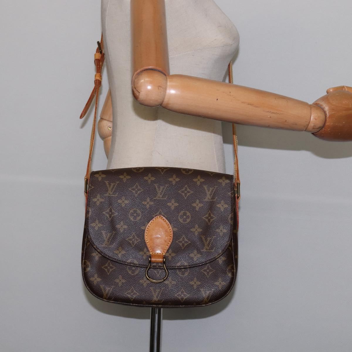 LOUIS VUITTON Monogram Saint Cloud GM Shoulder Bag M51242 LV Auth ep11423