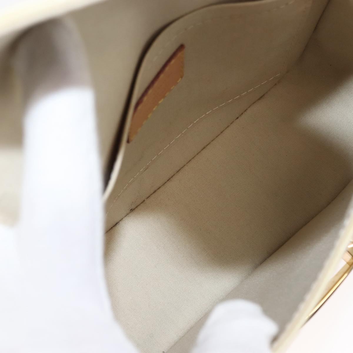 LOUIS VUITTON Monogram Vernis Bell Flower PM Bag Broncorail M91731 Auth ep11434