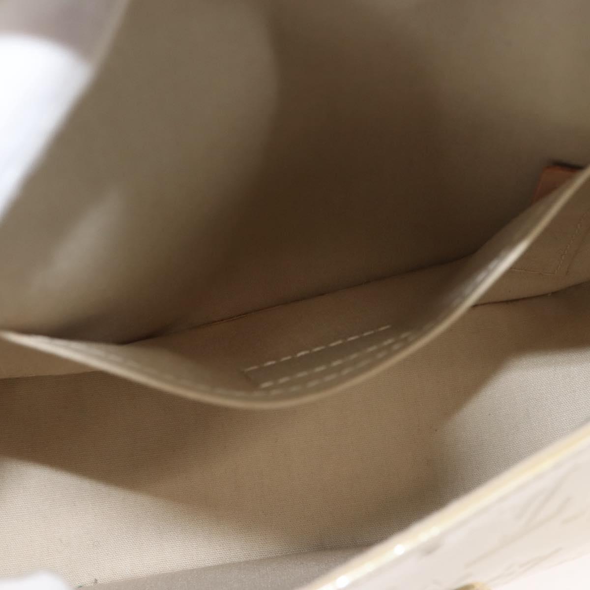 LOUIS VUITTON Monogram Vernis Bell Flower PM Bag Broncorail M91731 Auth ep11434