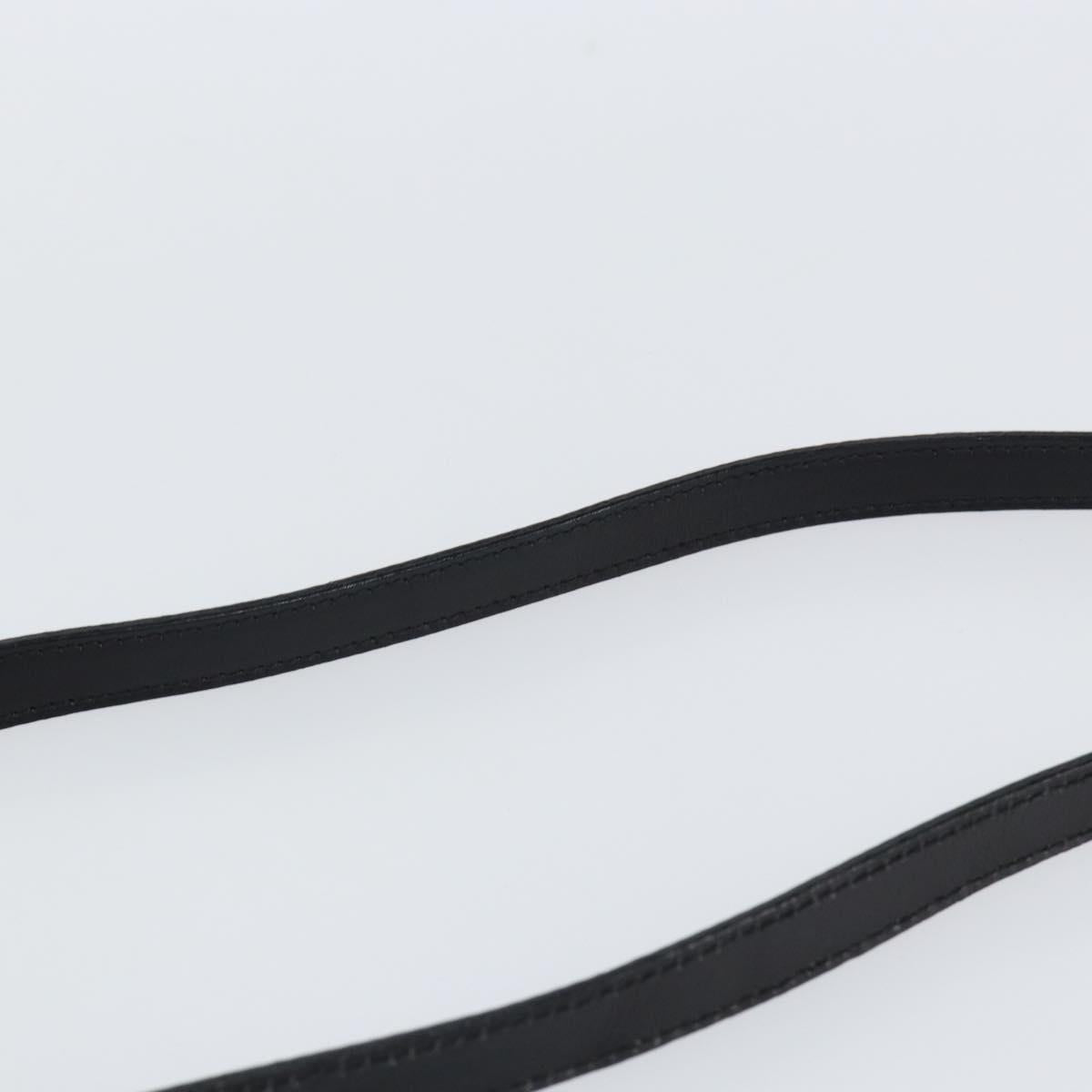 FENDI Hand Bag Nylon 2way Black Silver Auth ep11442