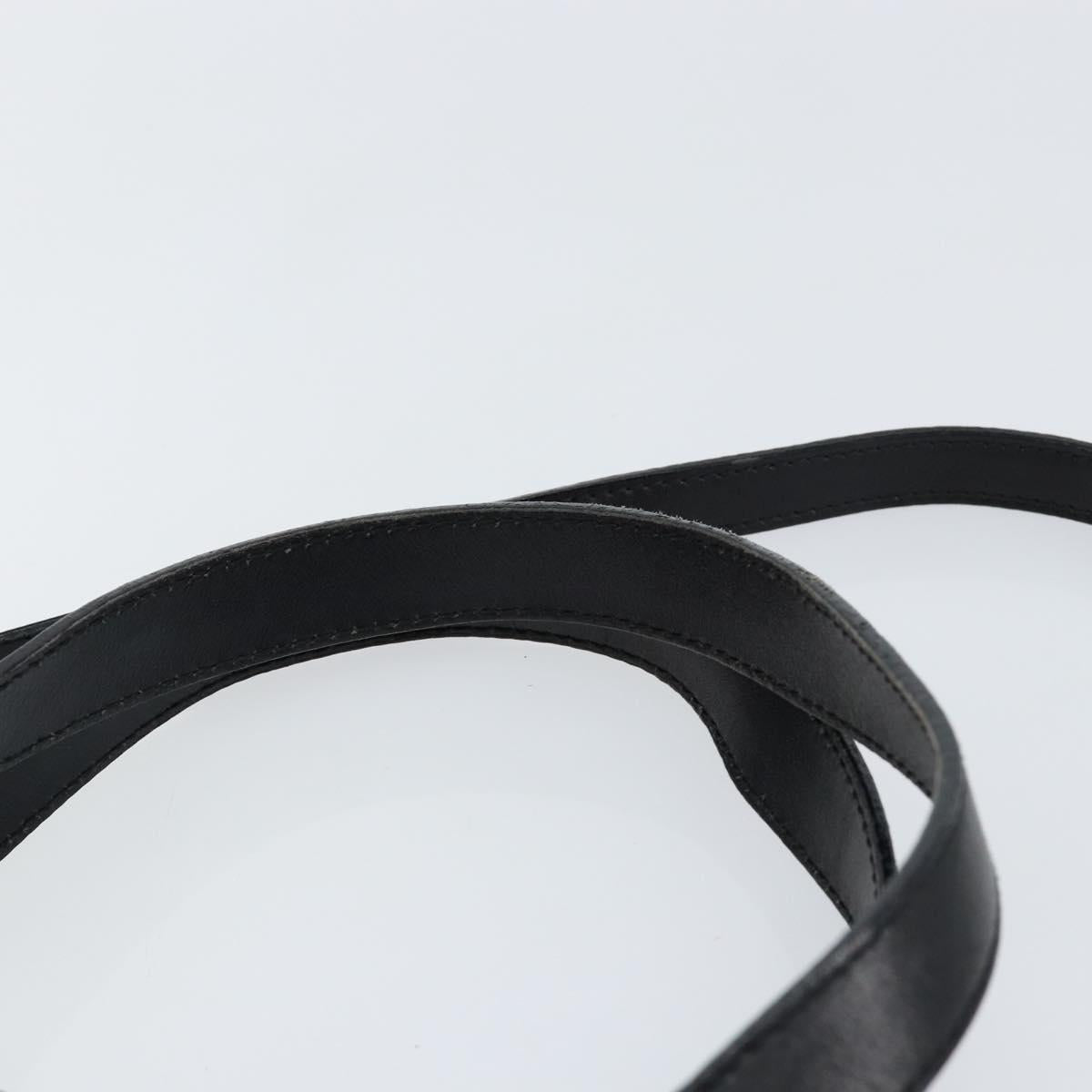 FENDI Hand Bag Nylon 2way Black Silver Auth ep11442