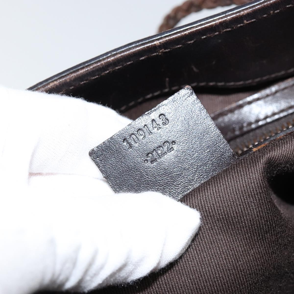 GUCCI GG Canvas Shoulder Bag Beige Gold 109143 Auth ep11443