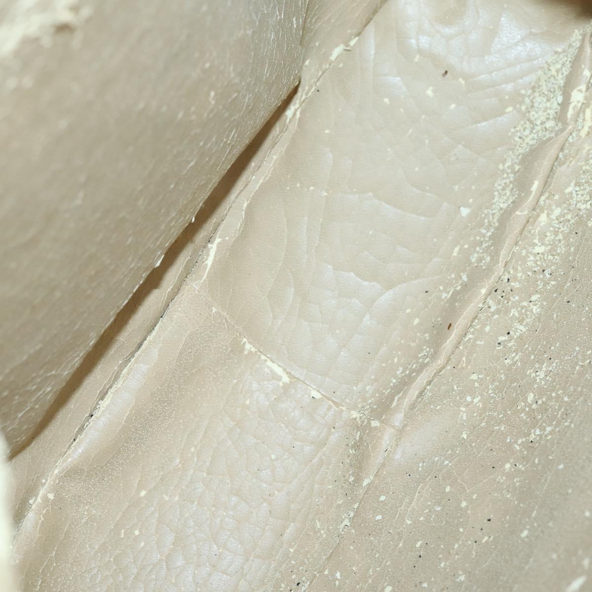 GUCCI Bamboo Hand Bag Leather 2way Beige Gold 001 1638 Auth ep11454