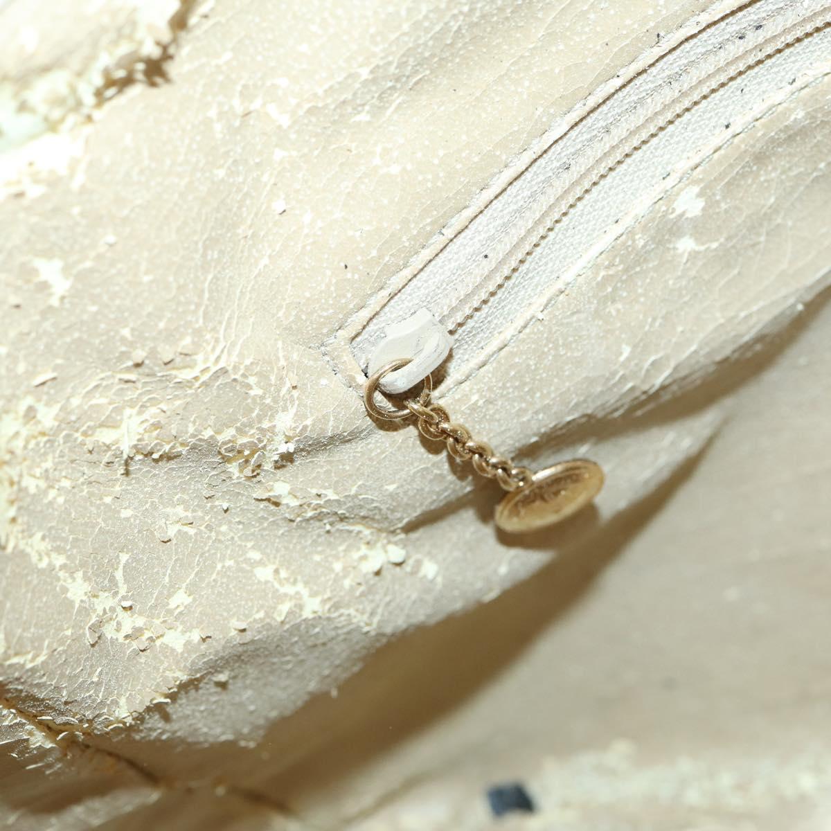 GUCCI Bamboo Hand Bag Leather 2way Beige Gold 001 1638 Auth ep11454