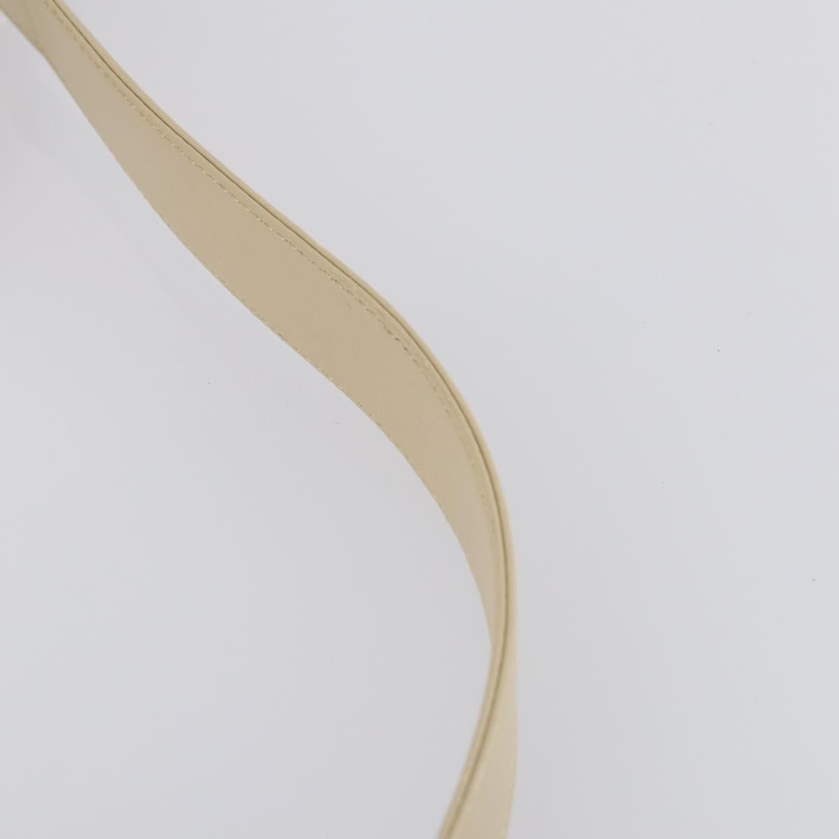 GUCCI Bamboo Hand Bag Leather 2way Beige Gold 001 1638 Auth ep11454