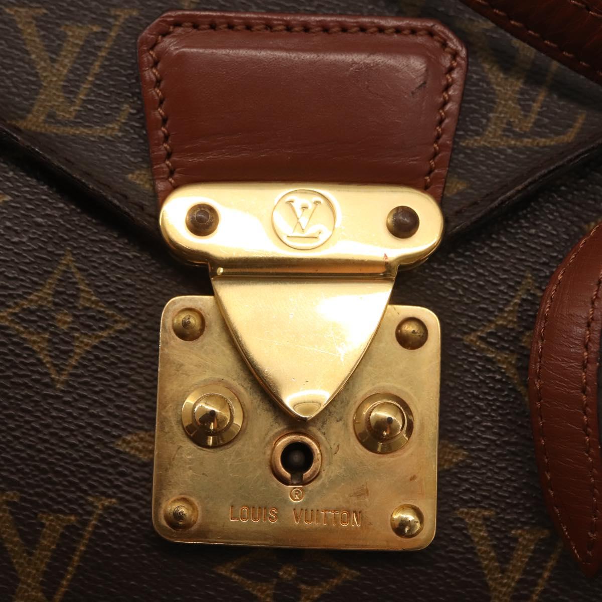 LOUIS VUITTON Monogram Porte Documents Bandouliere Bag M53338 LV Auth ep11473