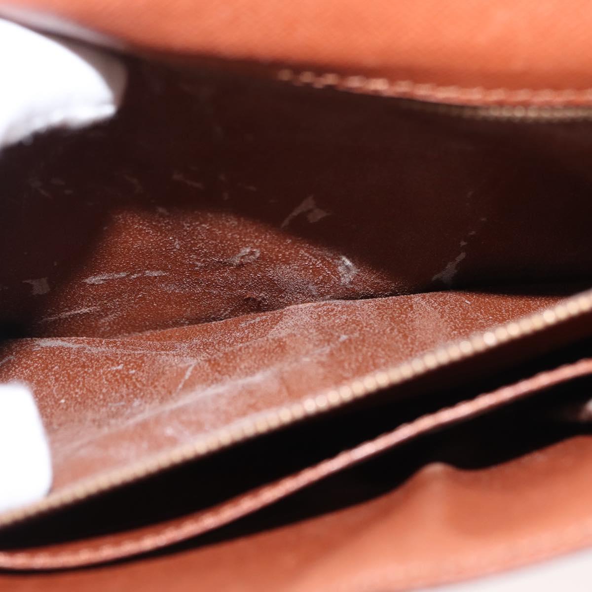 LOUIS VUITTON Monogram Porte Documents Bandouliere Bag M53338 LV Auth ep11473