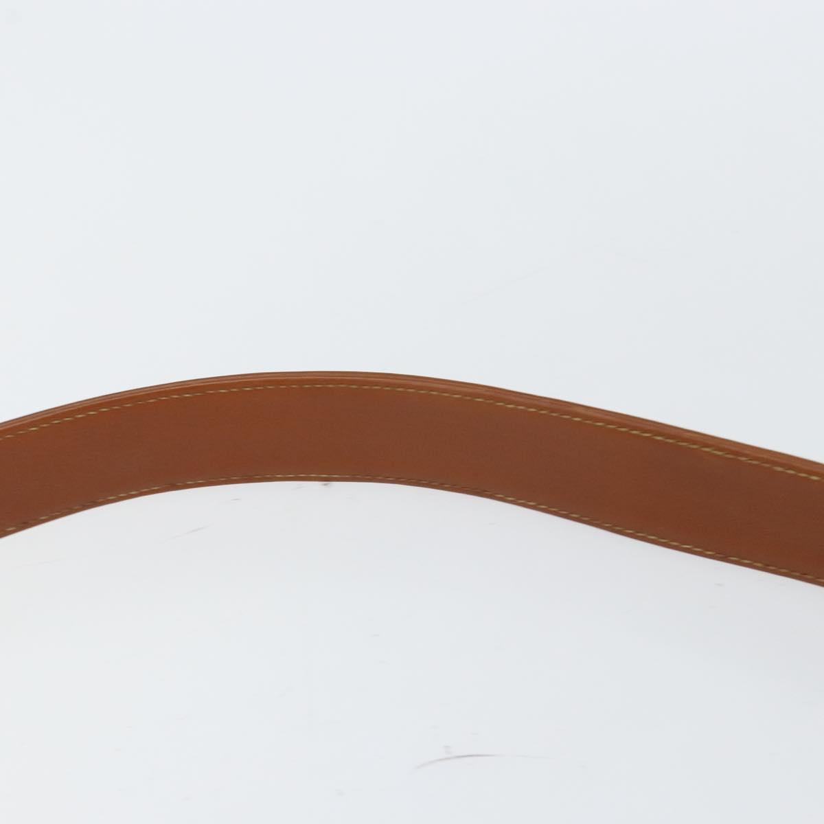 GUCCI Bamboo Hand Bag Leather 2way Brown Gold 001 3444 1638 Auth ep11478