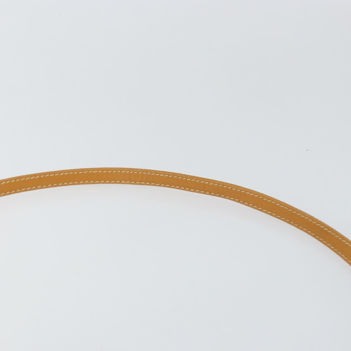 GUCCI Micro GG Supreme Shoulder Bag PVC Beige Gold Auth ep11521