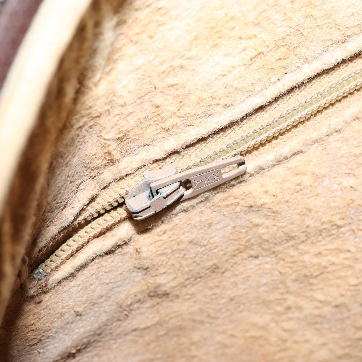 GUCCI GG Supreme Web Sherry Line Bag PVC Beige Gold 012 3842 58 Auth ep11528