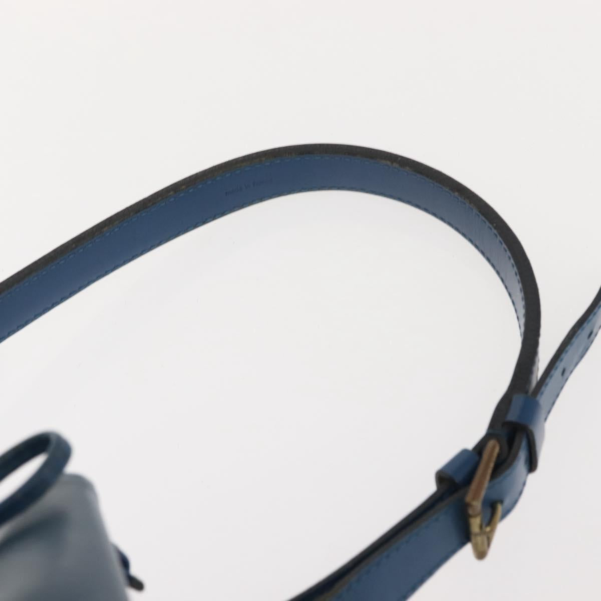 LOUIS VUITTON Epi Petit Noe Shoulder Bag Blue M44105 LV Auth ep11535