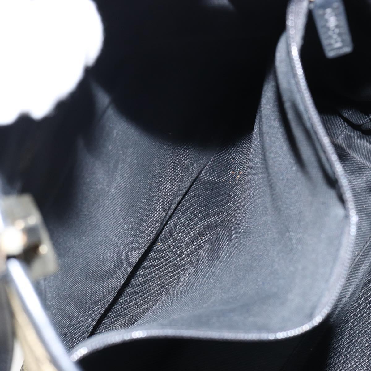 GUCCI GG Canvas Tote Bag Navy Gold 002 1098 3444 Auth ep11540