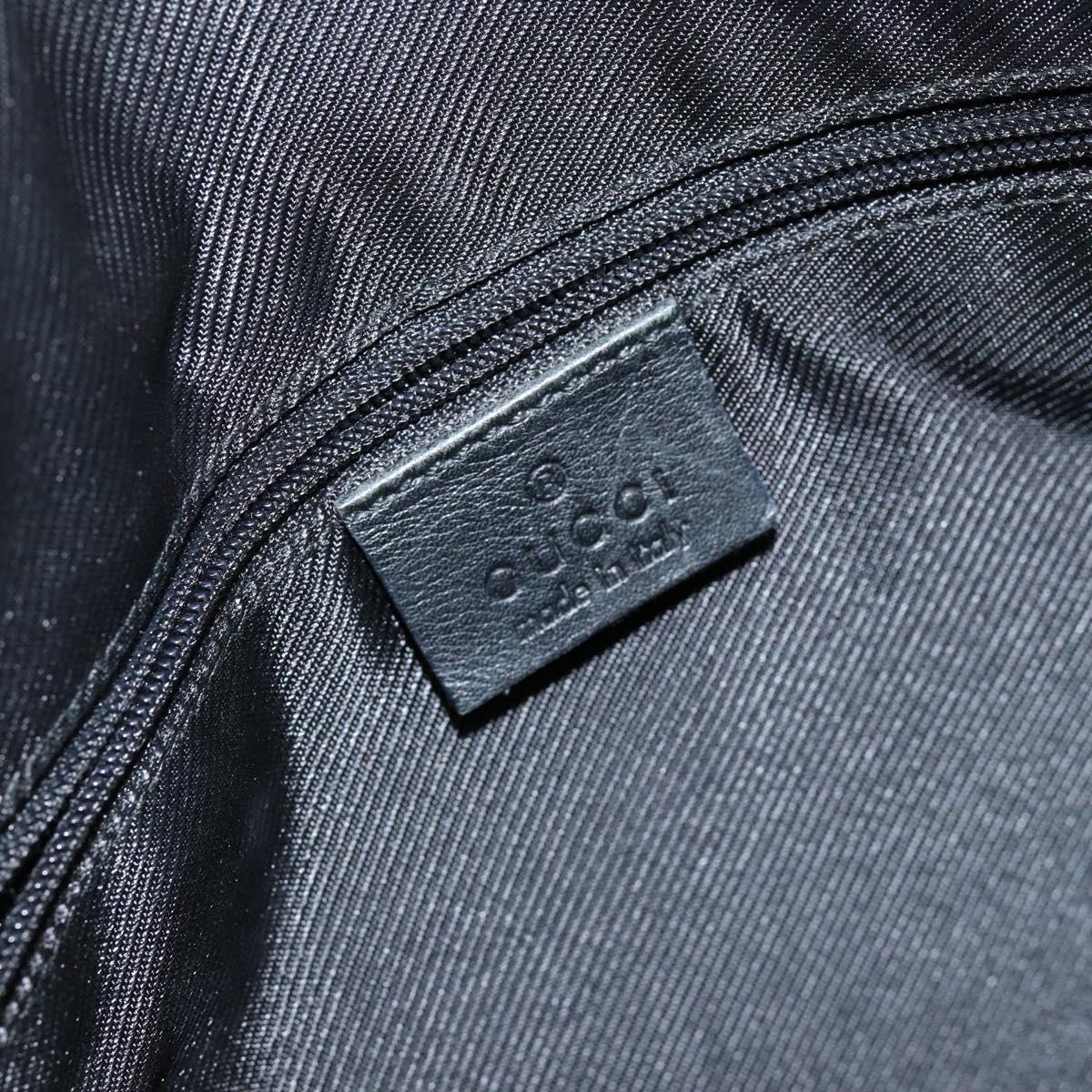 GUCCI GG Canvas Tote Bag Black Gold 000 0854 Auth ep11565