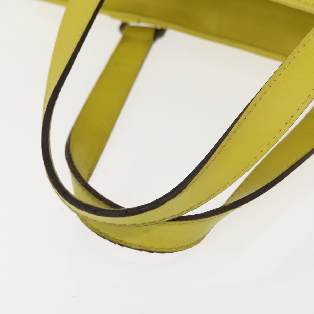 LOUIS VUITTON Damier Anfini Tadao PM 2Way Bag Bag Yellow N41393 LV Auth ep11572