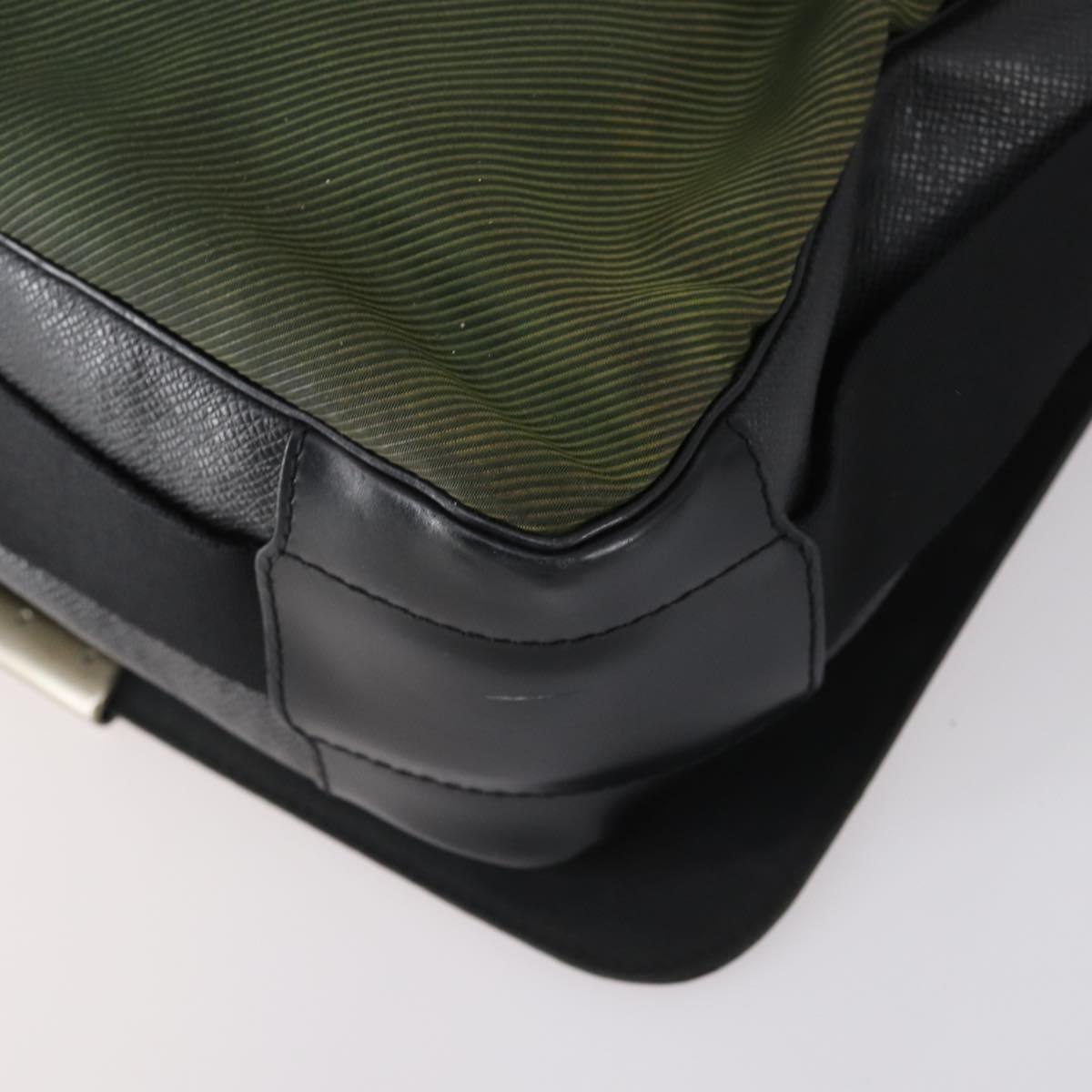 LOUIS VUITTON Taiga Victor Shoulder Bag Ardoise M30142 LV Auth ep11578