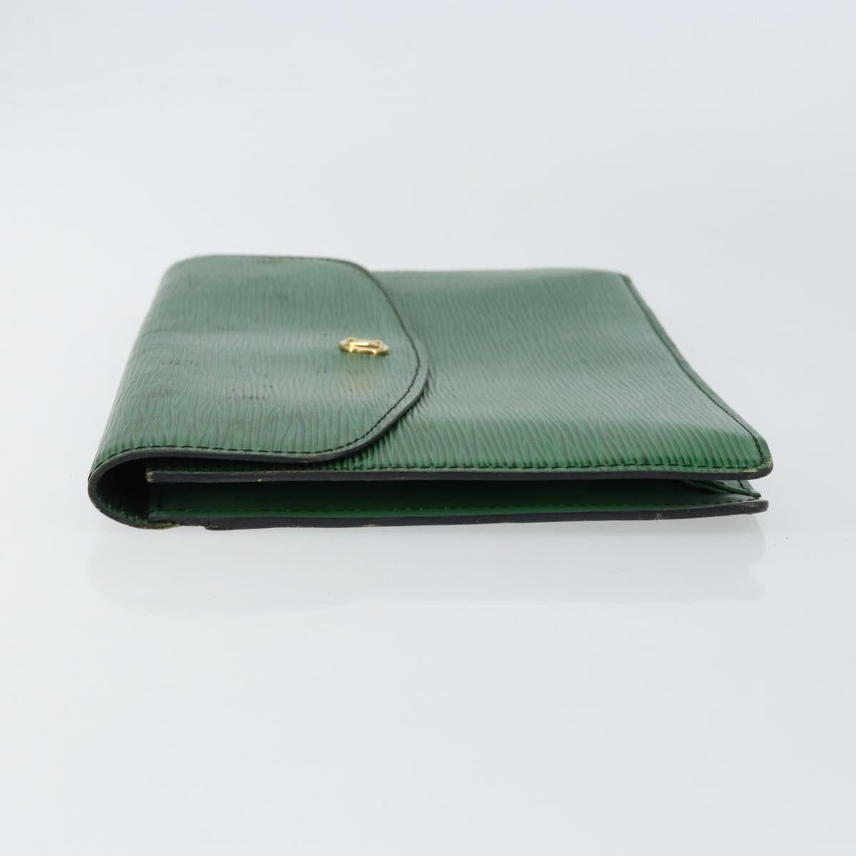 LOUIS VUITTON Epi Montaigne 27 Clutch Bag Green M52654 LV Auth ep11589