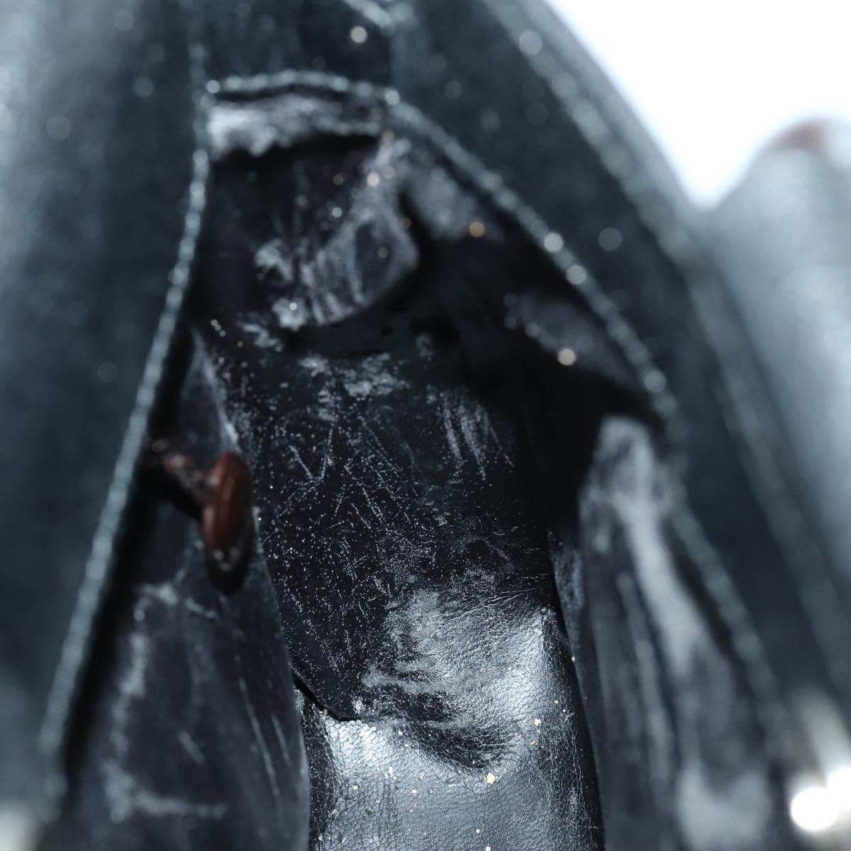 GUCCI Hand Bag Leather 2way Black 000 2058 0308 6 Auth ep11608