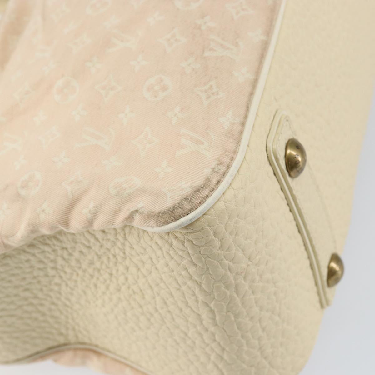 LOUIS VUITTON Monogram Mini Lin Trapeze GM Hand Bag Rose M40064 LV Auth ep11620