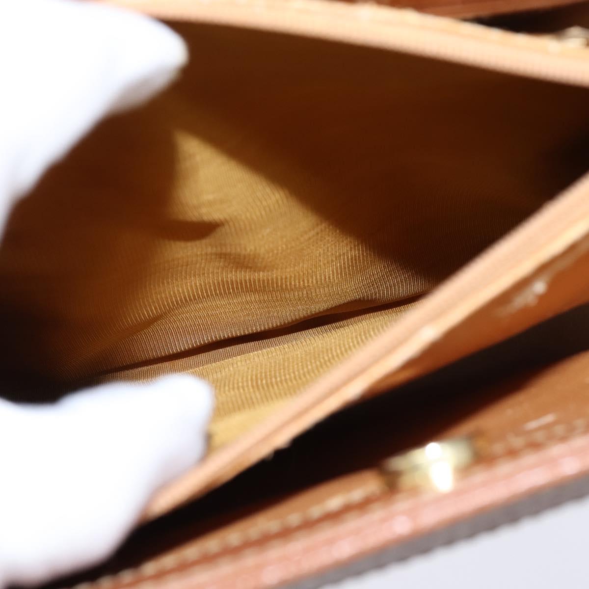 GUCCI Bamboo Hand Bag Leather Brown Gold 002 1186 0260 Auth ep11657