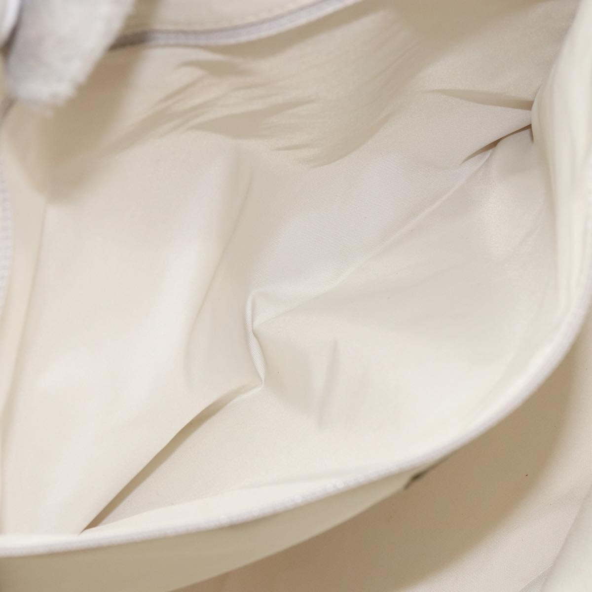 CHANEL New Travel Line Tote Bag Nylon Beige Gold CC Auth ep11691