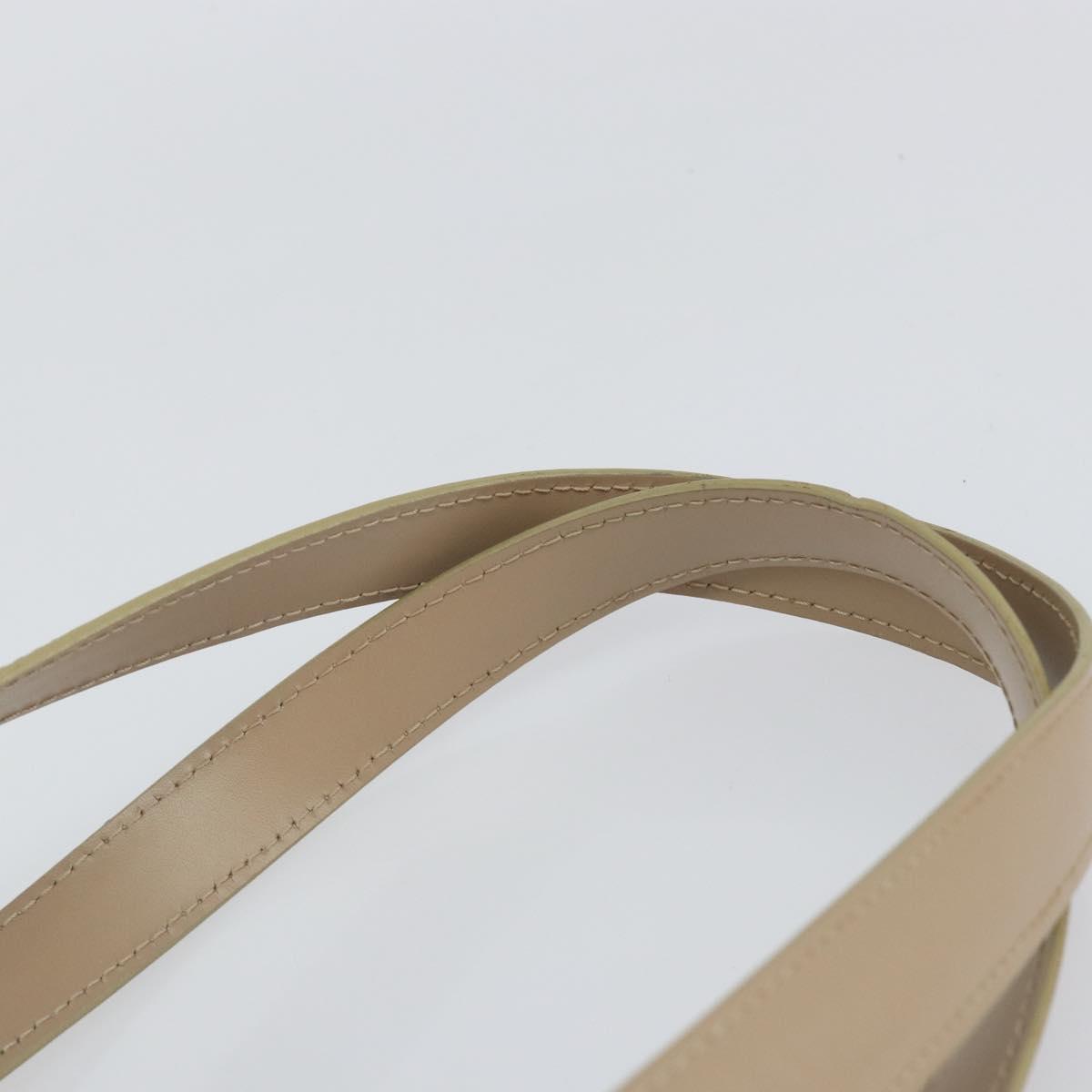 CHANEL New Travel Line Tote Bag Nylon Beige Gold CC Auth ep11691