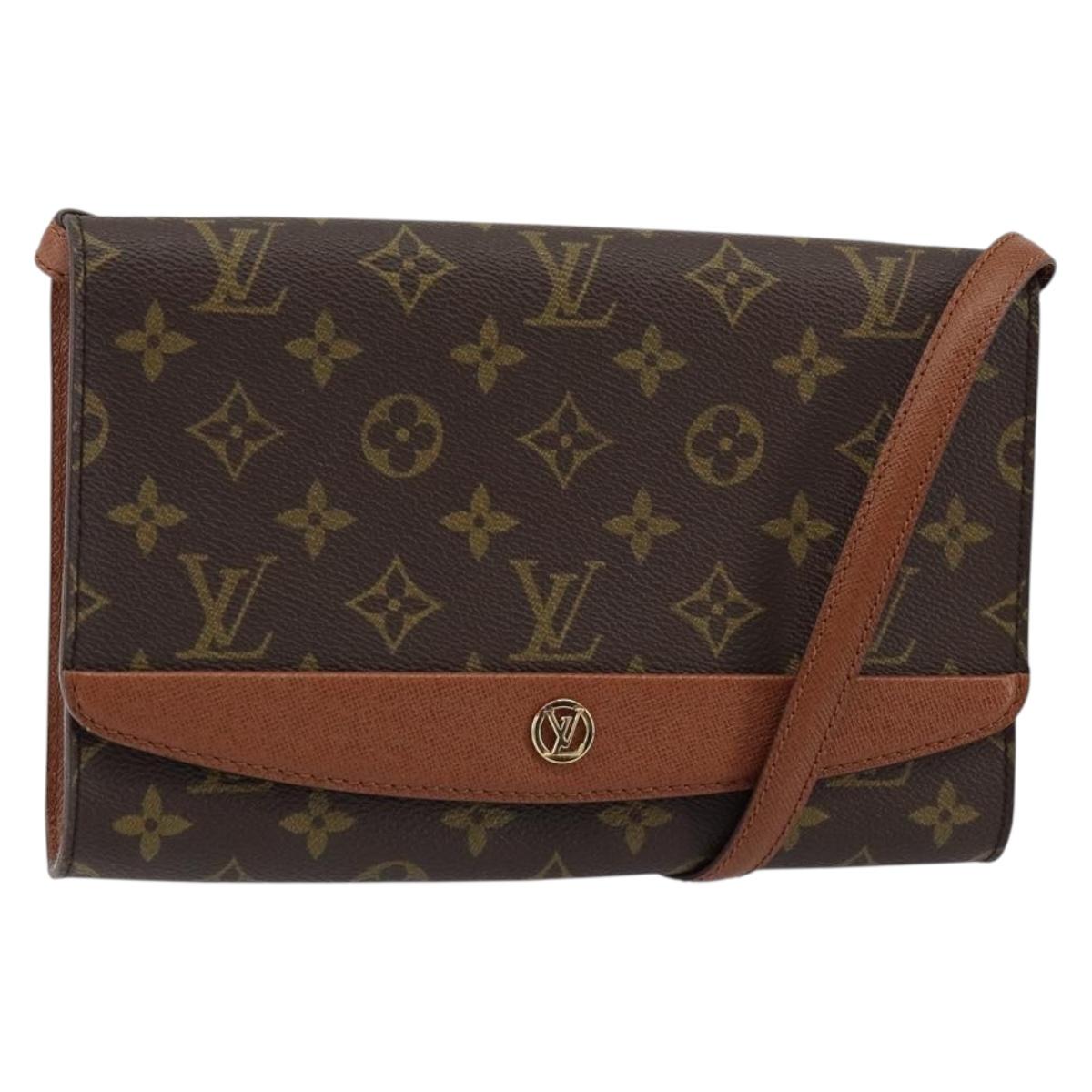 LOUIS VUITTON Monogram Bordeaux 24 Shoulder Bag M51798 LV Auth ep11698