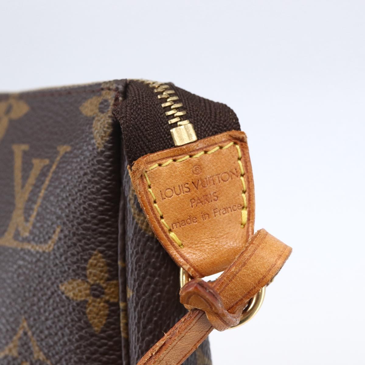LOUIS VUITTON Monogram Pochette Accessoires Pouch M51980 LV Auth ep11703